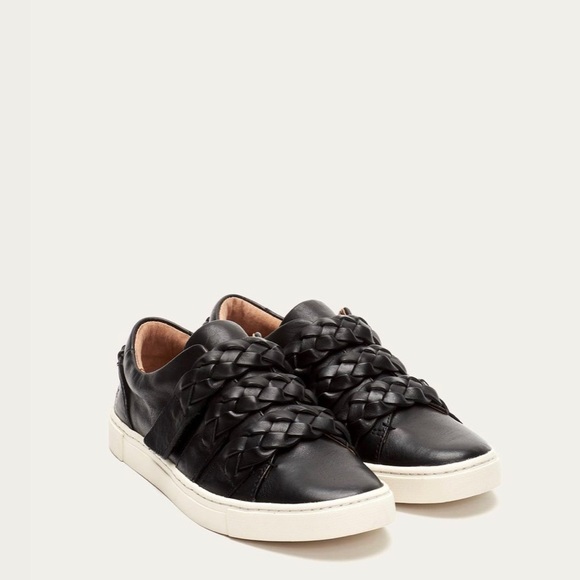 Frye Shoes - Frye Company - Ivy Braid Strap - Black Leather